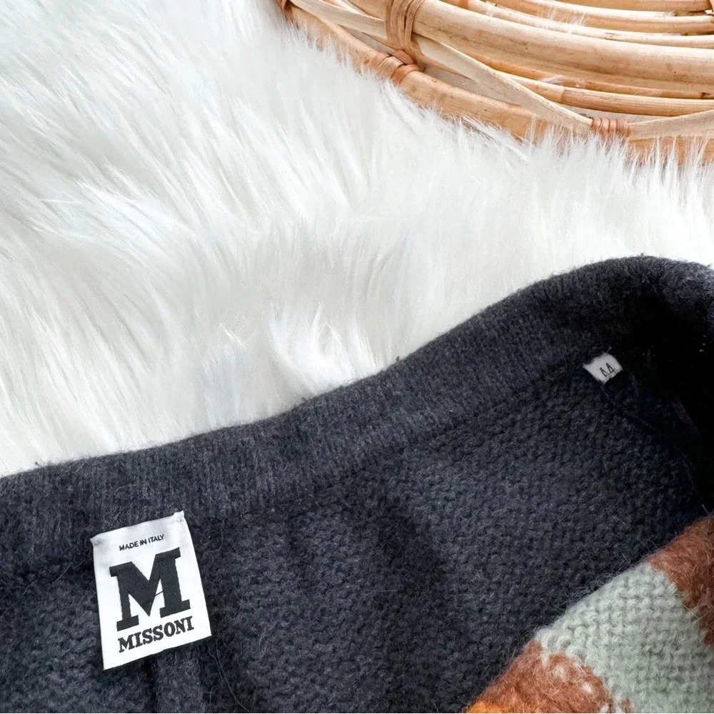 Missoni Wool Sweater Mini Short Skirt - Picture 5 of 12